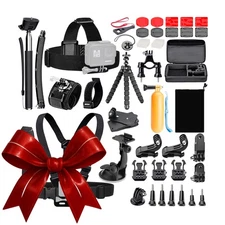 Koah 50-In-1 Action Camera Accessory Kit Compatible with GoPro