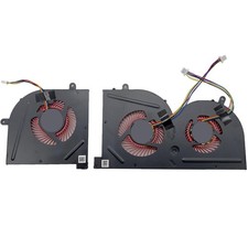 CPU/GPU Cooling Fan 4-Pin For MSI GS63, GS63VR,GS73, GS73VR Laptop Pair Fans