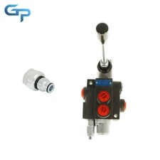 13 GPM 3600 PSI 1 Spool Hydraulic Directional Control Valve BSPP+Conversion Plug