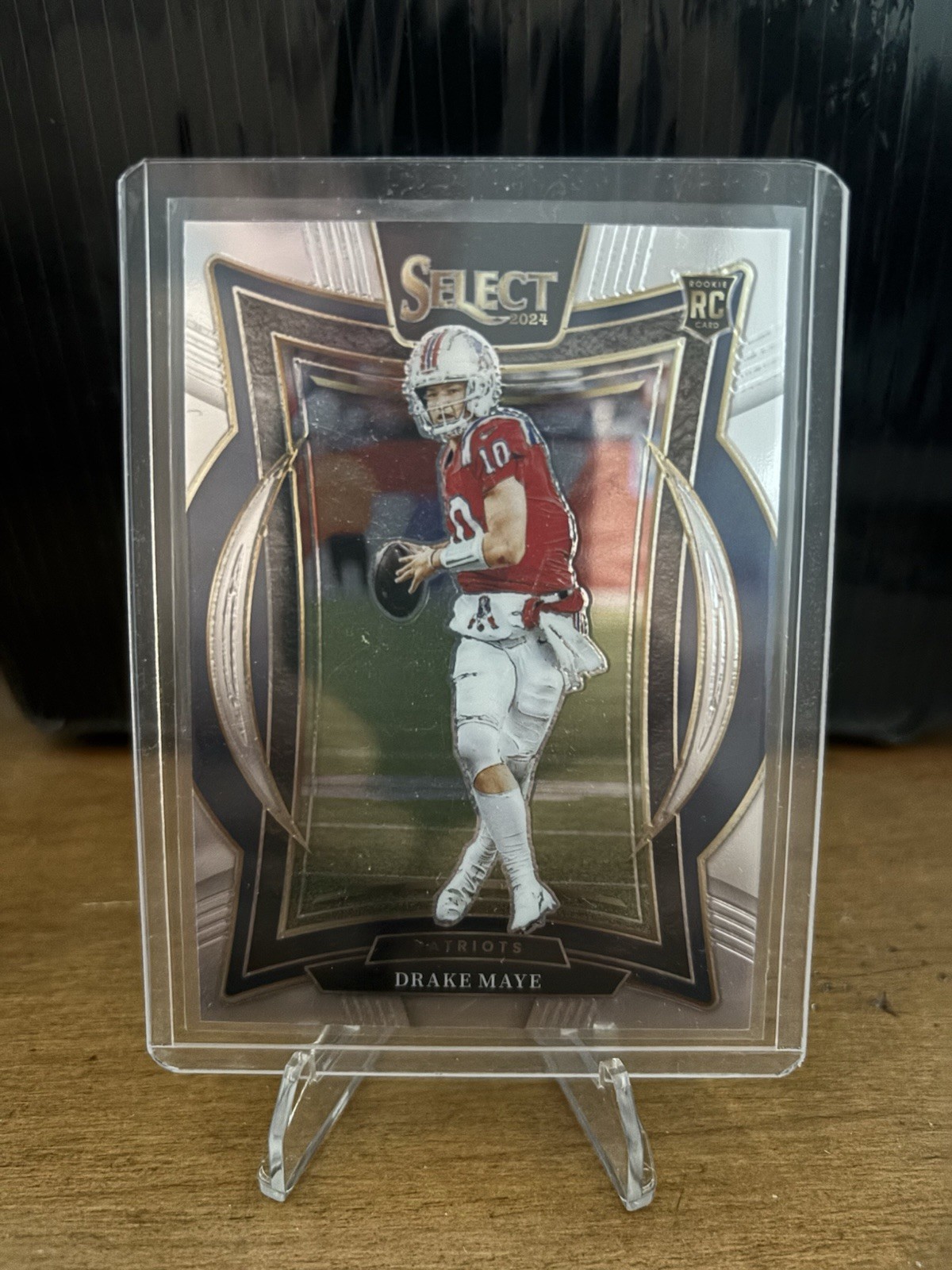 2024 Panini Select - Concourse Drake Maye #27 Silver Prizm (RC)