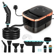 2500W Handheld Steam Cleaner – 4-Bar High Pressure, 15-Second Instant Black