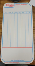 2 boxes Time Cards for Simplex 1950-9240 5900-539E