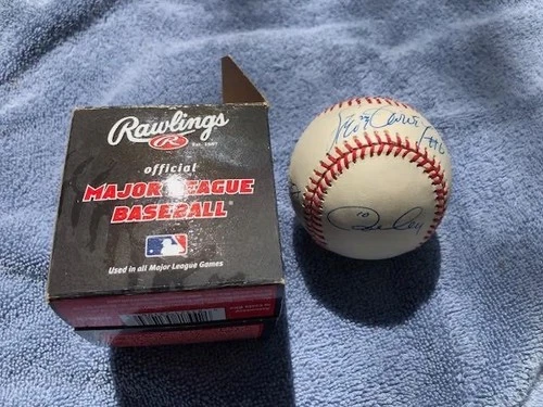 GARVEY LOPES RUSSELL CEY LA DODGER SIGNED RAWLINGS MLB BASEBALL PLAYBALL COA