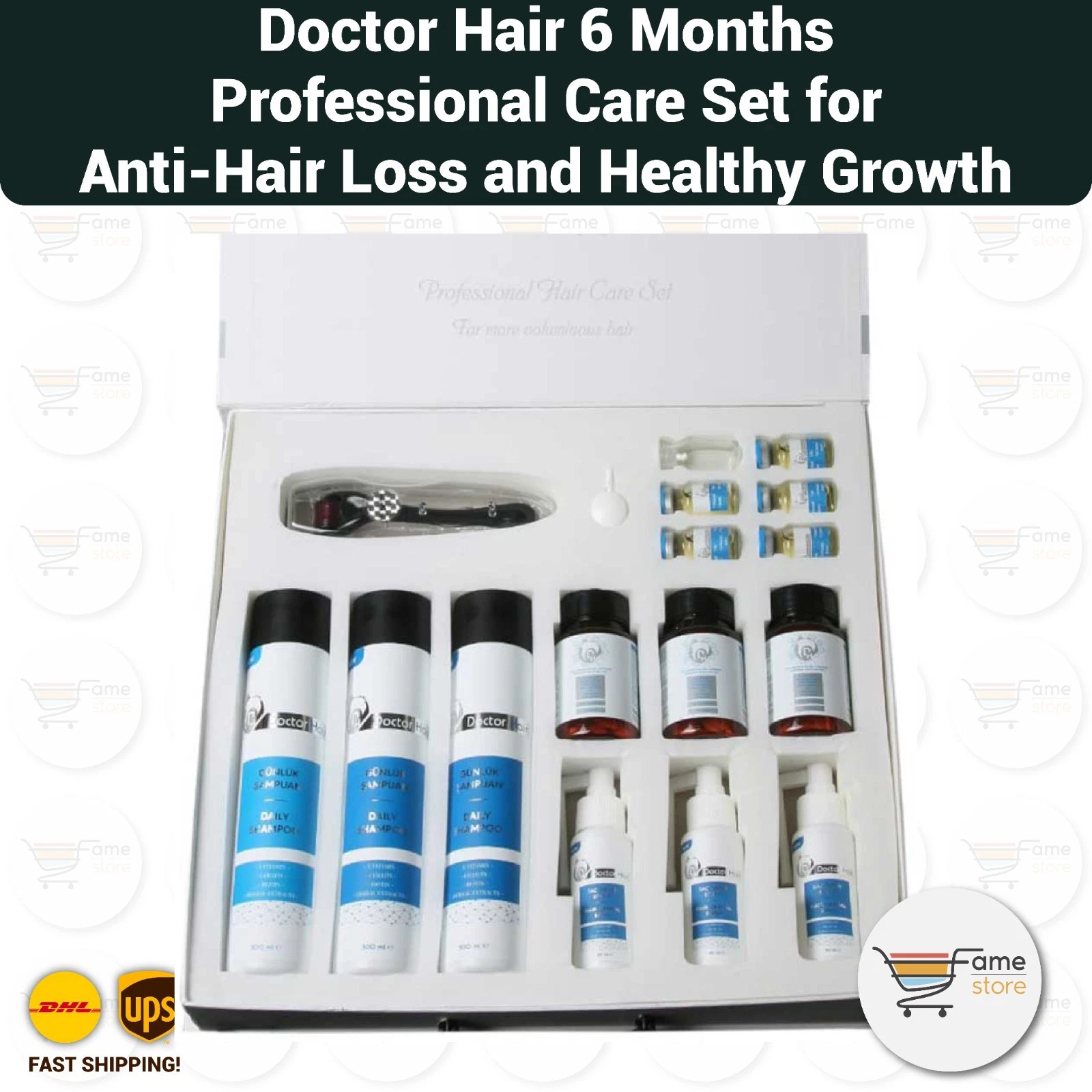 Doctor Hair 6 Month Professional Hair Care Set Anti Hair Loss Growth Treatment