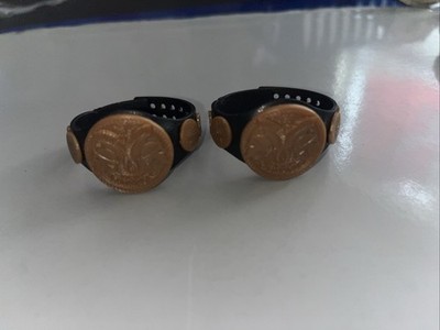 2011 Mattel WWE World Tag Team Championship Belts Action Figure Bronze Dull