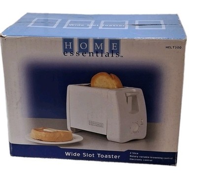 HOME essentials Kmart Brand 2 Slice Wide Slot Toaster New Discontinued HELT300