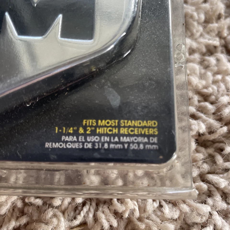 DODGE Ram Logo Black Chrome Hitch Cover For 2 Inch & 1-1/4 Inch Hitch Receivers Foto 3 de 4