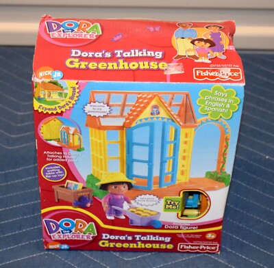 Rare Dora The Explorer Doras Talking Greenhouse For Doras Talking House NIB CCC2