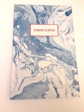 Hardcover Journal Blank Book Blue Marble 60 Pages Ruled White Pages 