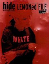 hide with Spread Beaver LEMONed FILE UV special photo book X Japan visual kei