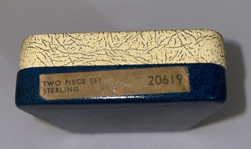 KREISLER 925 Sterling Silver Cufflinks & Tie Clip Set Vintage W/ Original Box - Picture 13 of 14