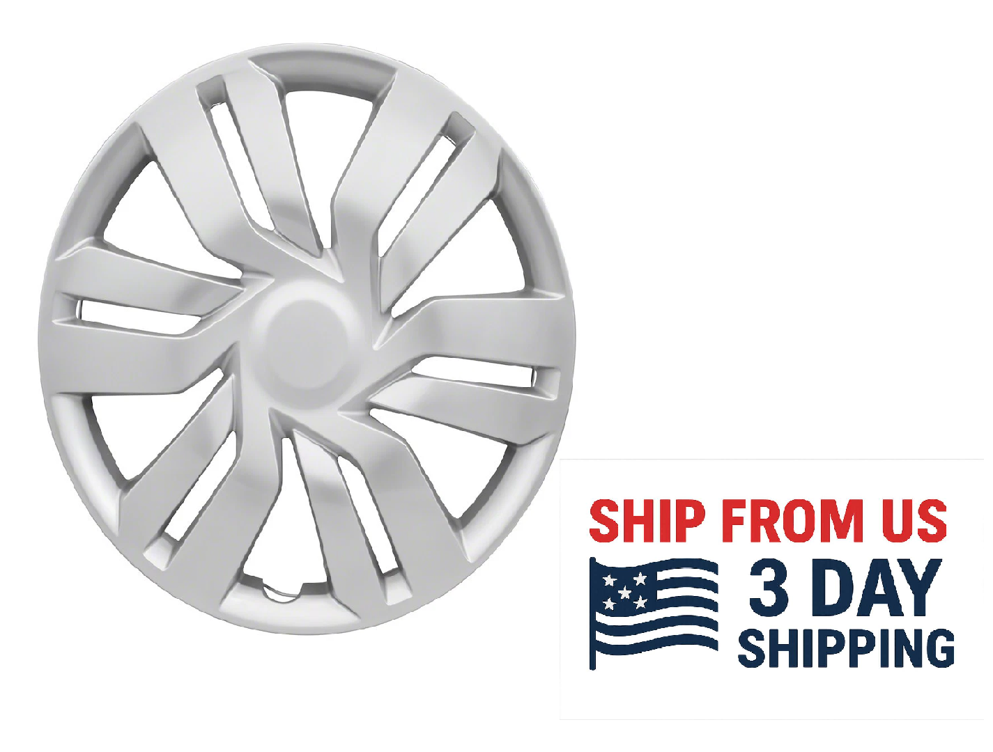 IWC53416S 16 Inch Gloss Black Double Spoke Wheel Cover Coast To Coast