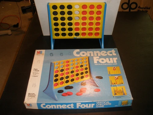Vintage Connect Four Board Game - Milton Bradley 1978