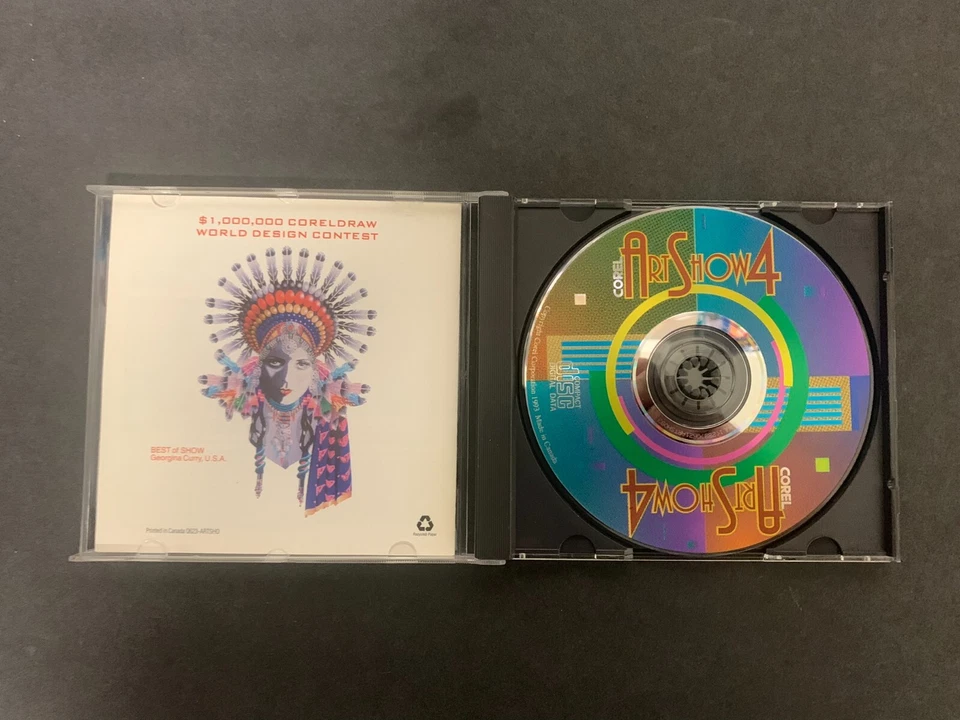 Corel Art Show 4 PC CD-ROM Vintage Photo Editing Software Preowned - Image 2 of 3