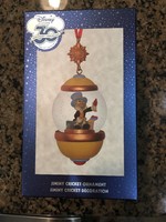 Disney Store 30th Anniversary Snow Globe Ornament Jiminy Cricket January Sub Disney Store 30th Anniversary Snow Globe Ornament Jiminy Cricket January Sub
