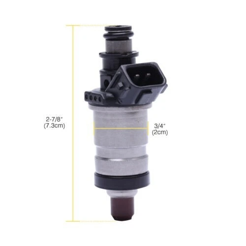Genuine Keihin x5 Fuel Injectors for 1990, 1991 Honda Prelude 2.1L I4 #Honda R/C Foto 3 de 4