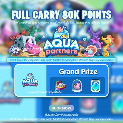 Aqua_Partners_Event_Monopoly_Go!Full-Carry Rush&Non-Rush-80K Point