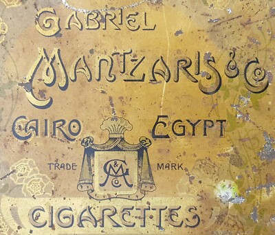 Blechdose alt Gabriel Mantzaris Cigarettes Cairo Egypt Zigaretten gypten  Orient | eBay.de