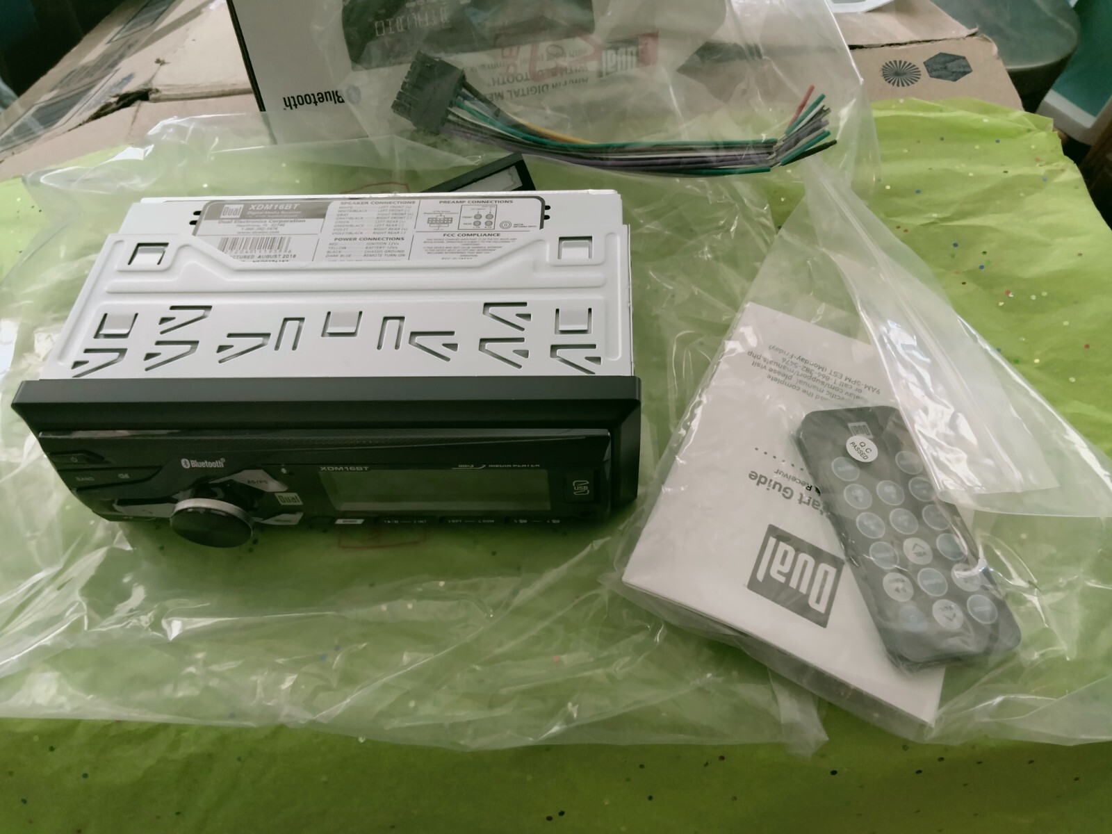 Dual Electronics XDM16BT High Resolution LCD Single DIN Digital Media