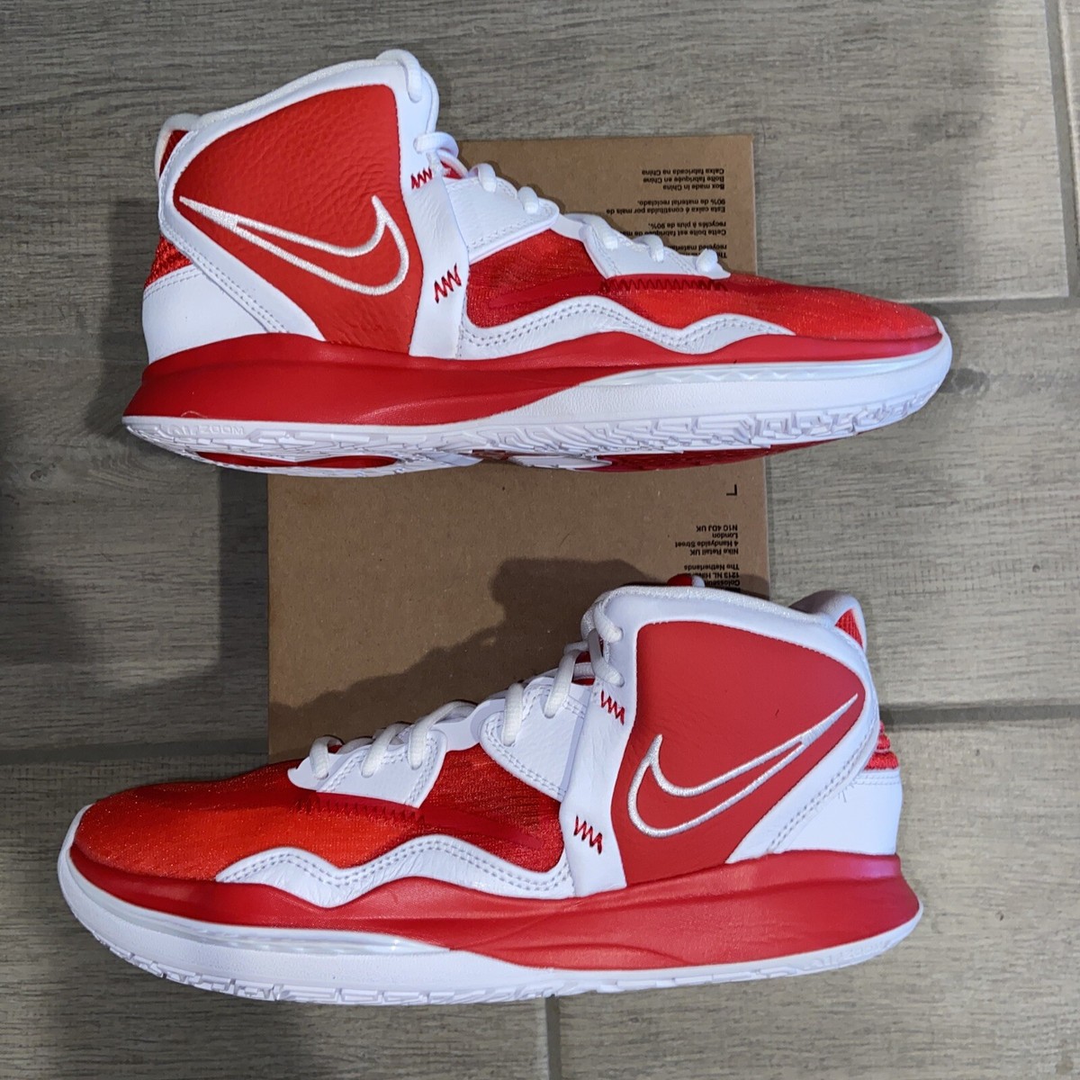 Nike Kyrie ホワイト/レッド シューズ NIKE KYRIE INFINITY TB UNIVERSITY RED-WHITE SZ 9.5 [DO9616-600] | eBay