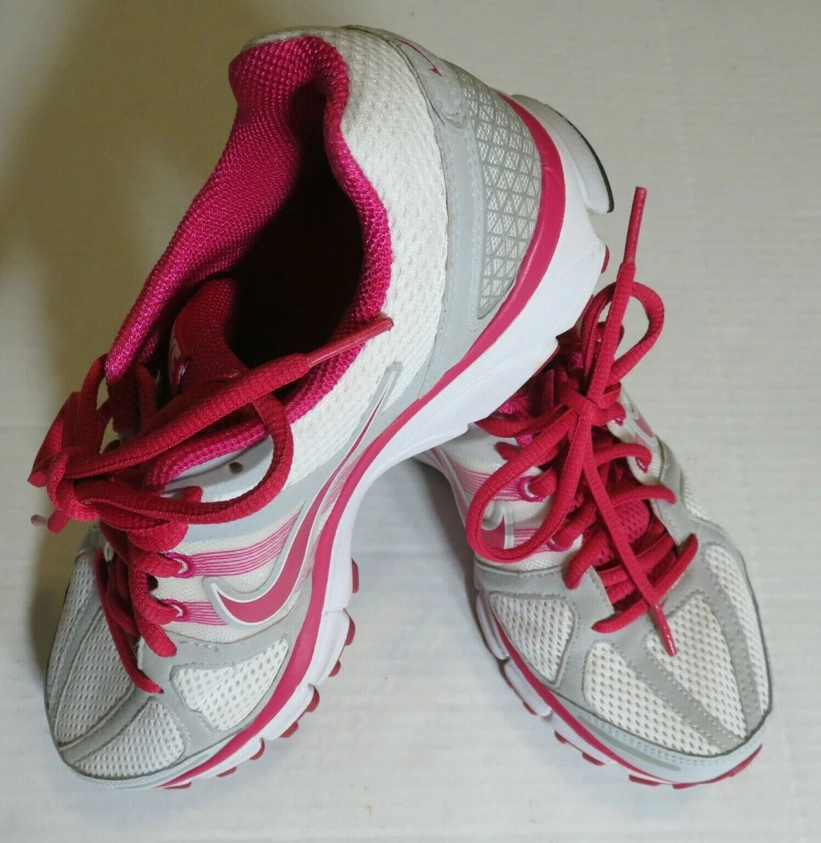 Fitsole Zoom Air White/Pink, Running Shoes Women's 6.5 Workout Walk eBay