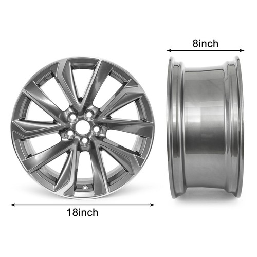 18Inch For Toyota Corolla 2019 2020 2021 2022 Replacement Wheel Rim - Picture 2 of 16