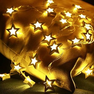 Luci Di Natale Stella.2 2m 20 Led Interni Stringa Luci Di Natale Catena Luminosa Forma Stella Ebay