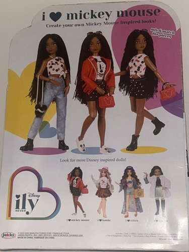 Disney Ily 4ever Fashion Pack I Love Mickey Doll New Disney 100 Year Celebration - Picture 4 of 4