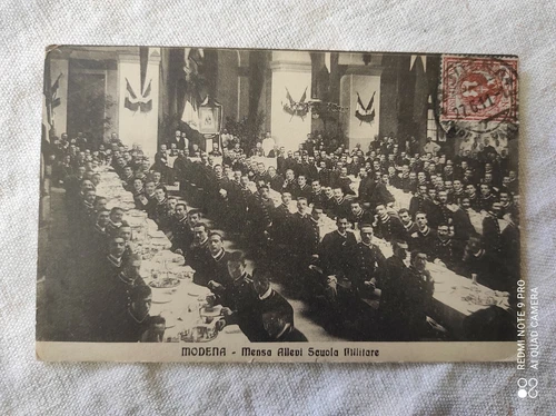 Postcard postcard Italy MODENE MODENA Mensa Allevi Scuola Militare