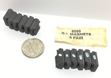 6 PAIR Aurora G Slot Car Chassis MAGNETS Vintage 8880