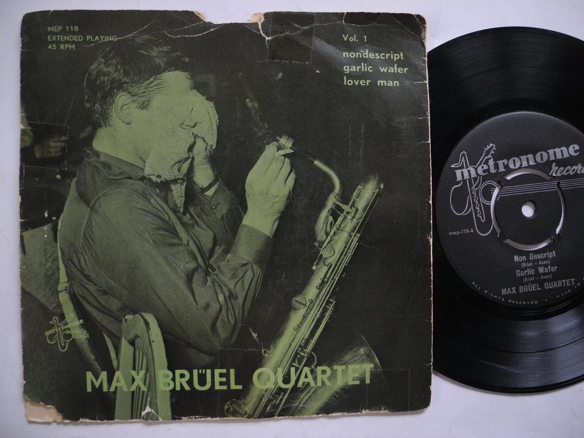 MAX BRUEL QUARTET Vol 1 EP Nondescript / Lover Man +1 EP 45