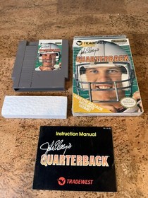 John Elway's Quarterback NES Nintendo Entertainment System, 1989 CIB