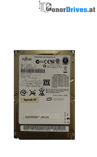 Fujitsu - MHV2100BH -100 GB - SATA - PCB CA26338-B71104BA Rev.*