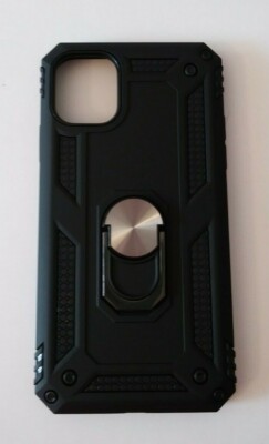 PHONE RING CASE FOR IPHONE 11 BLACK MATE PLAIN !!
