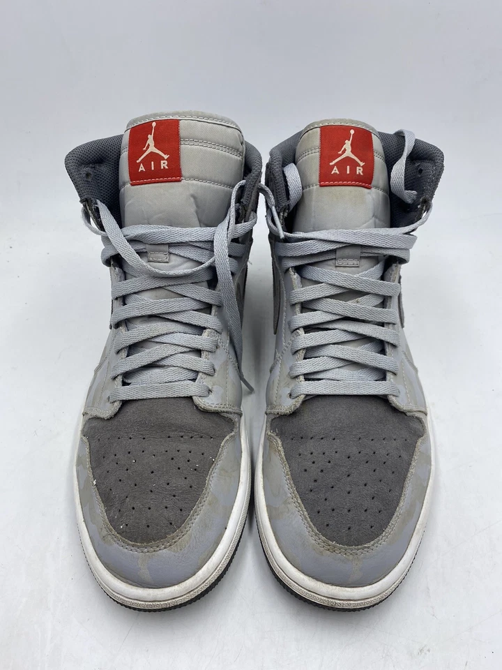 Air Jordan 1 Retro Alto Top Premium Gris Lobo Para Hombre Talla 12 AA3993-027 Foto 3 de 4
