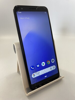 Google Pixel 3a schwarz entsperrt 64GB 5,6'' 12MP 4GB RAM Android Smartphone gesprungen