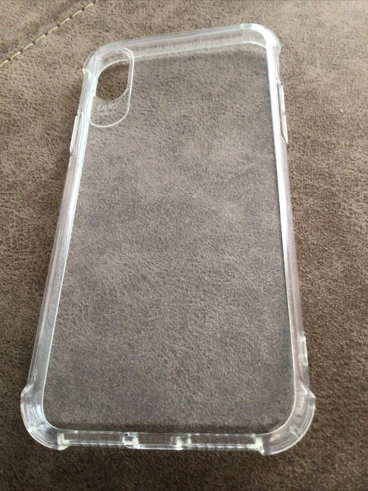 Clear Silicone Rubber Gel Protective Case Cover Skin For Apple iPhone X XS - Image 2 of 4