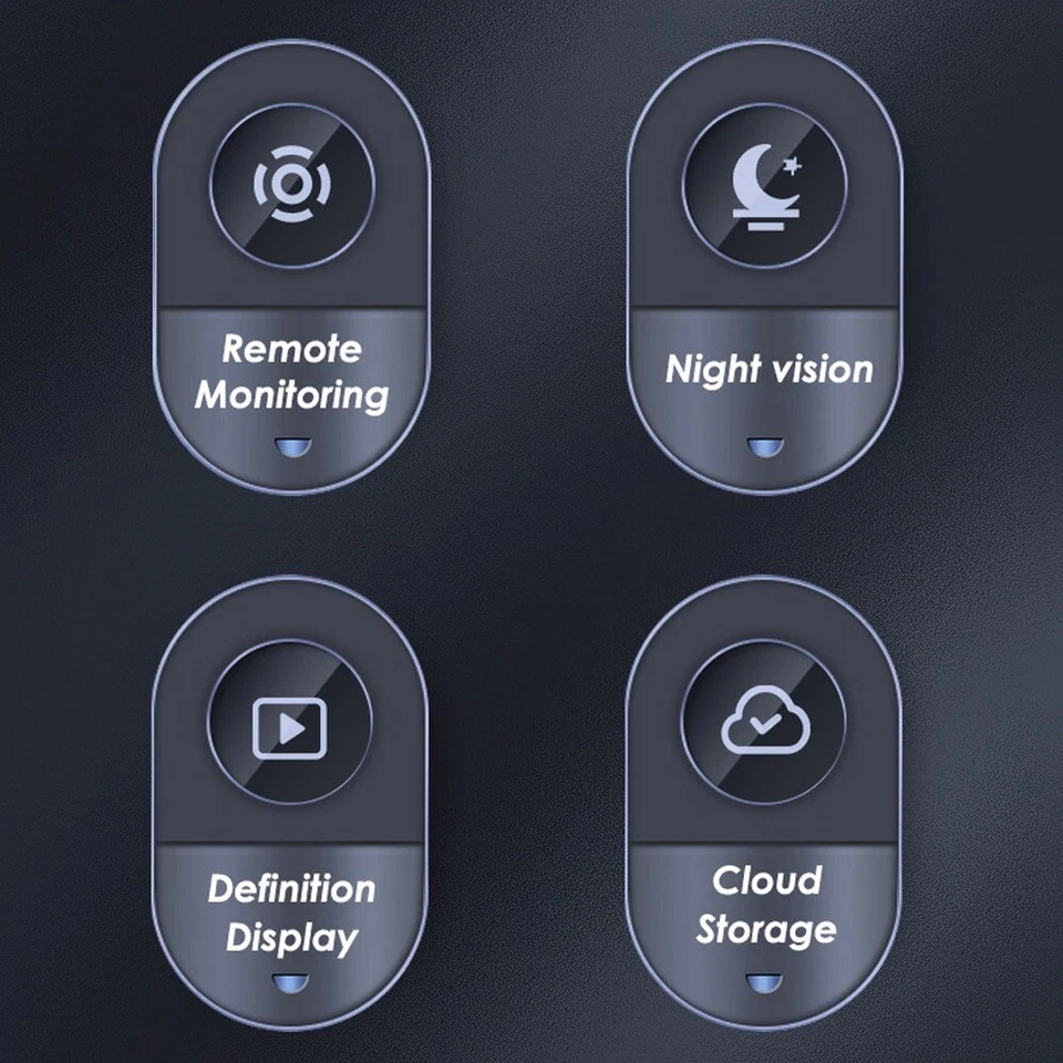 1080P HD Mini WiFi Kamera Home Security Camcorder Nachtsicht integrierter Akku - Bild 4 von 4