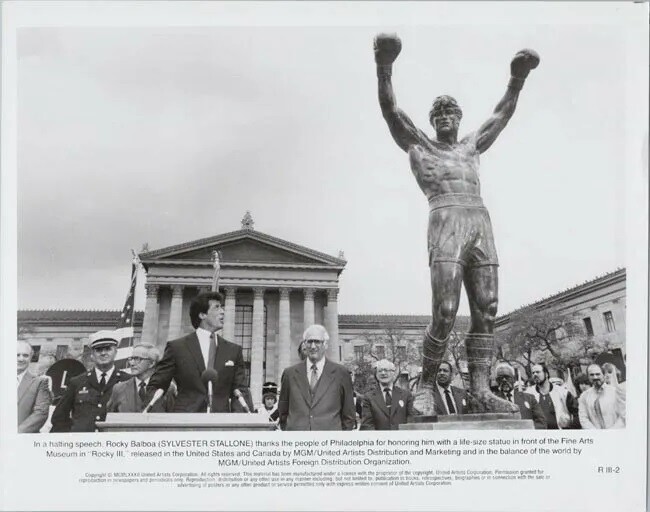 Sylvester Stallone Statue Rocky Jordan Rocky III Sylvester