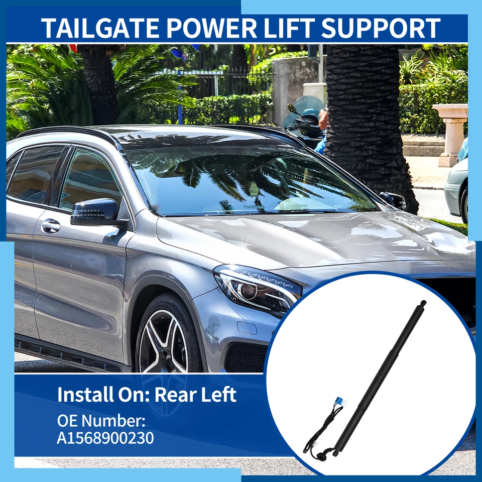 Paquete (1) puntales de puerta levadiza trasera con puerta levadiza eléctrica para Mercedes-Benz GLA250 Foto 2 de 4