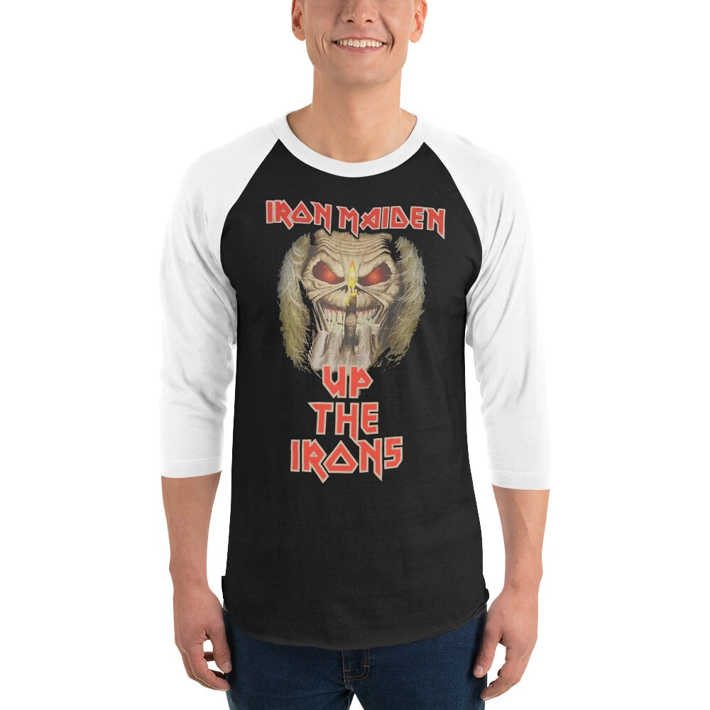 Iron Maiden Unisex 3\4 Sleeve Baseball Tee