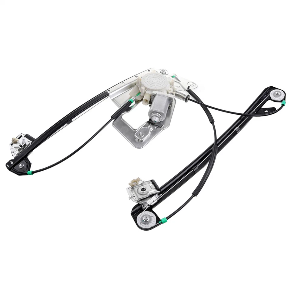 Regulador de ventana eléctrica delantero izquierdo con motor BMW 525i 2001 2002 2003 Foto 4 de 4