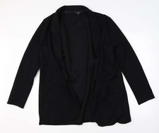 Therapy Womens Black Jacket Size 16 Button