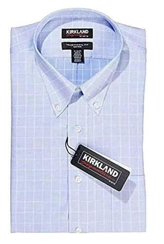 Kirkland Signature Men's Tailored Fit Dress Shirt, White, Size 17.5-38/39 | eBay Kirkland Signature Men's Tailored Fit Dress Shirt, White, Size 17.5-38/39 | eBay