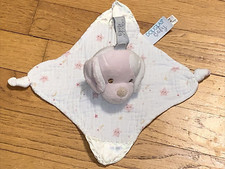 Douglas Baby Muslin Knots Satin Plush Puppy Dog Security Blanket/Lovey