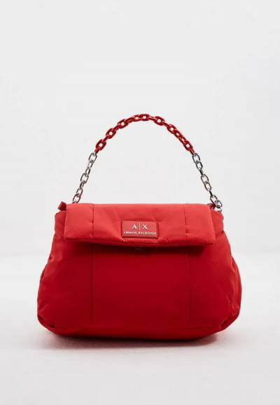 15000 Сумка на плечо AX Armani Exchange с большим клапаном красная губная помада 19890₽