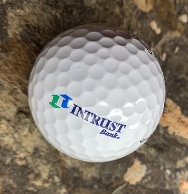 Intrust Bank Logo Golf Ball. 