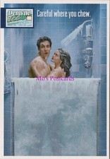 Werbepostkarte - Einzelhandel, Dentyne Eiskaugummi, Frozen Shower. unbenutzt RR21778