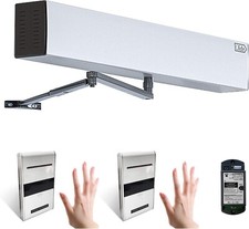 Olide Operatore per porta a battente wireless touchless con interruttori sensore manuale 2 pezzi