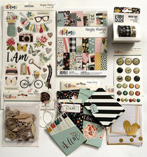 Simple Stories I AM 6x8 Paper Pad Embellishments - Save 50 Set A